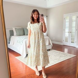 NWT Floral Midi Dress